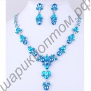 Гарнитур rhinestone wedding necklace earing
